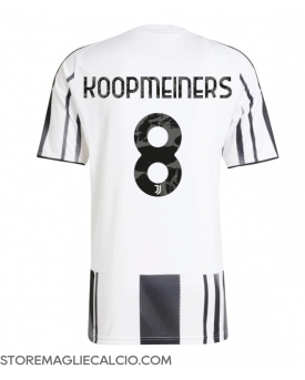Juventus Teun Koopmeiners #8 Maglia Gara Casa Repliche 2025-26